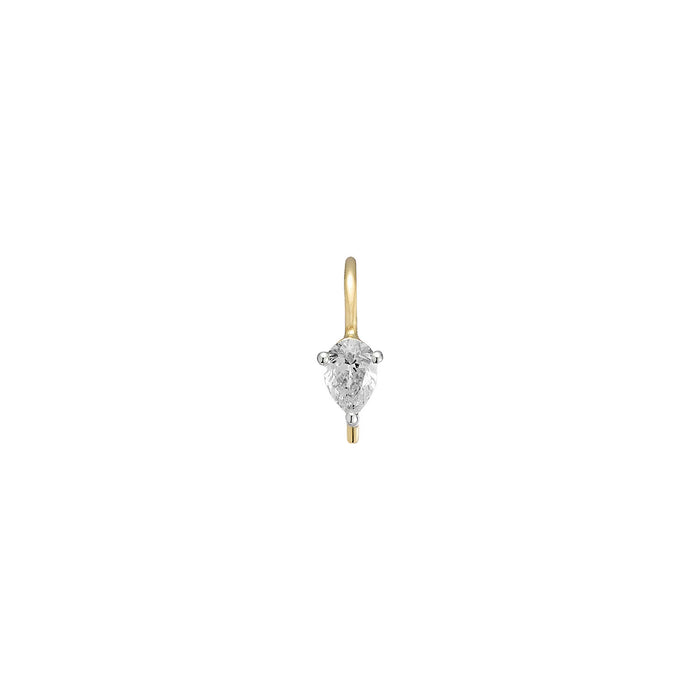 No.20 Pear Diamond Single Earring