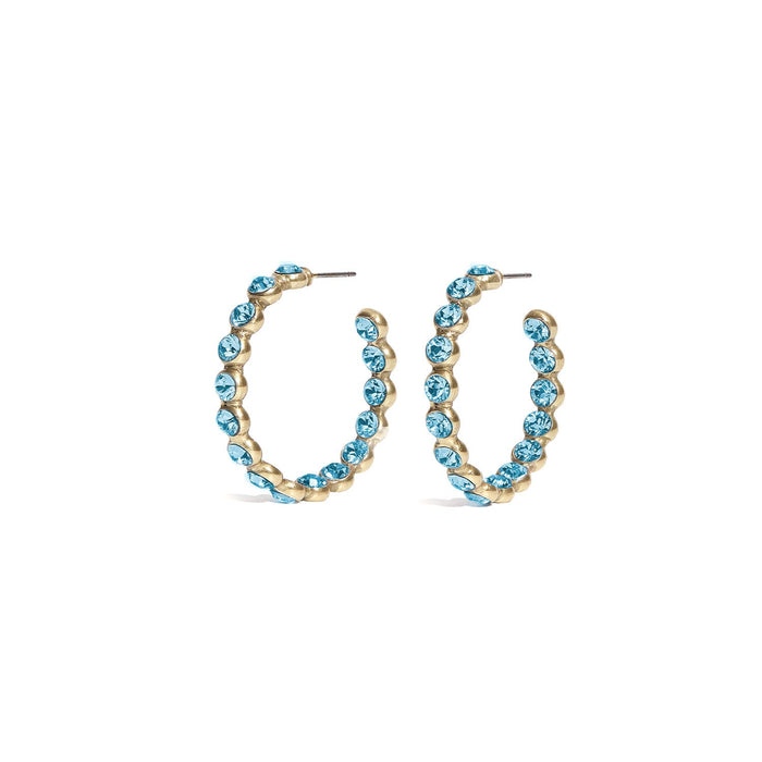 Megara Earrings - Aqua