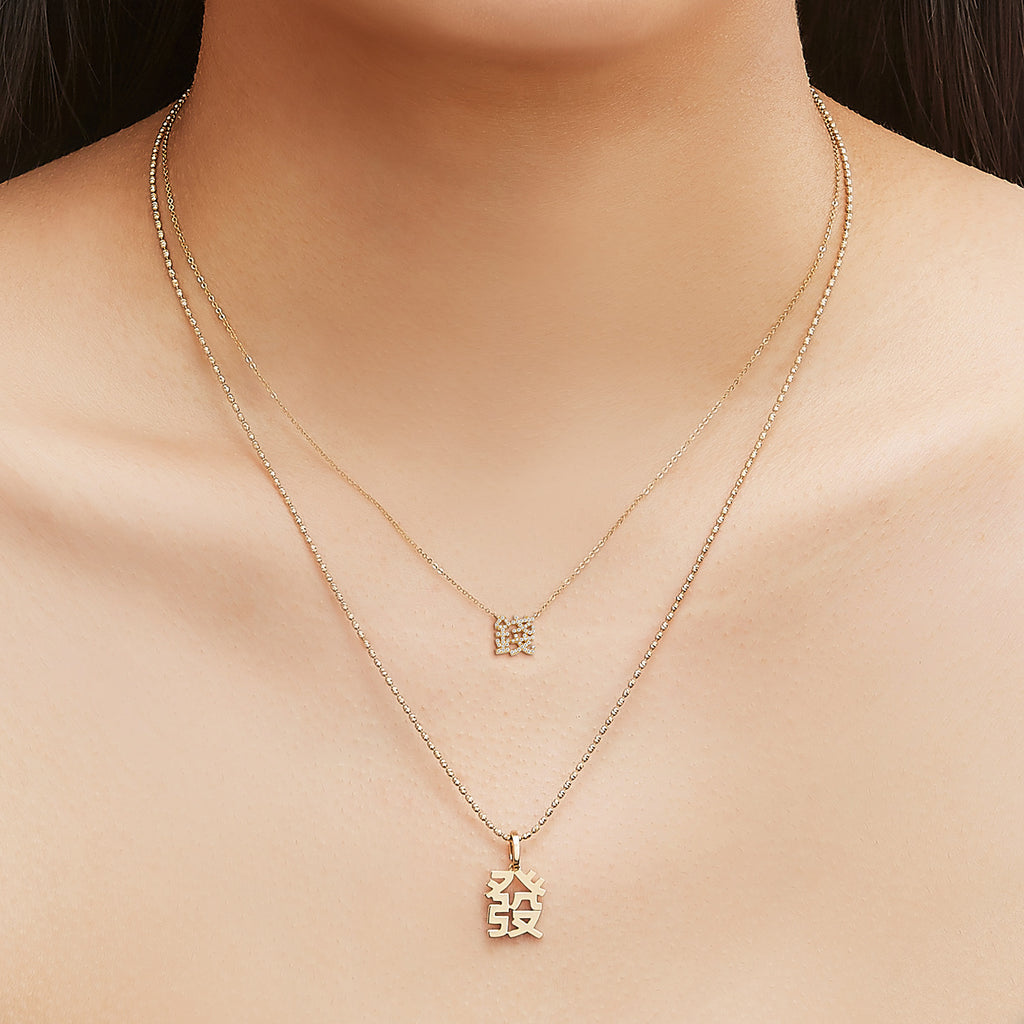 In Stock: Money Diamond Necklace