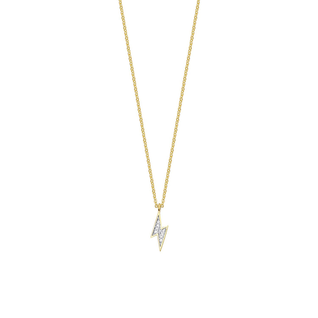 Lightning Diamond Necklace ( 2 Colors )