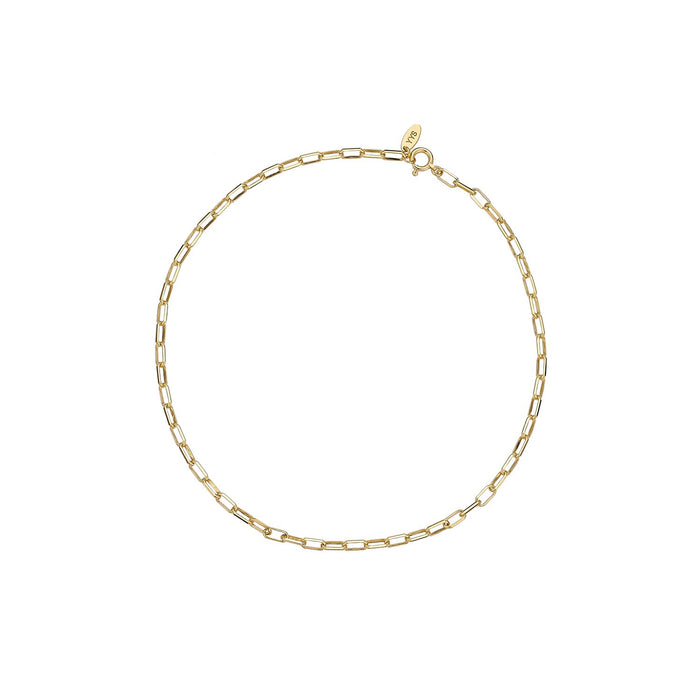 Thin Cable Chain Anklet