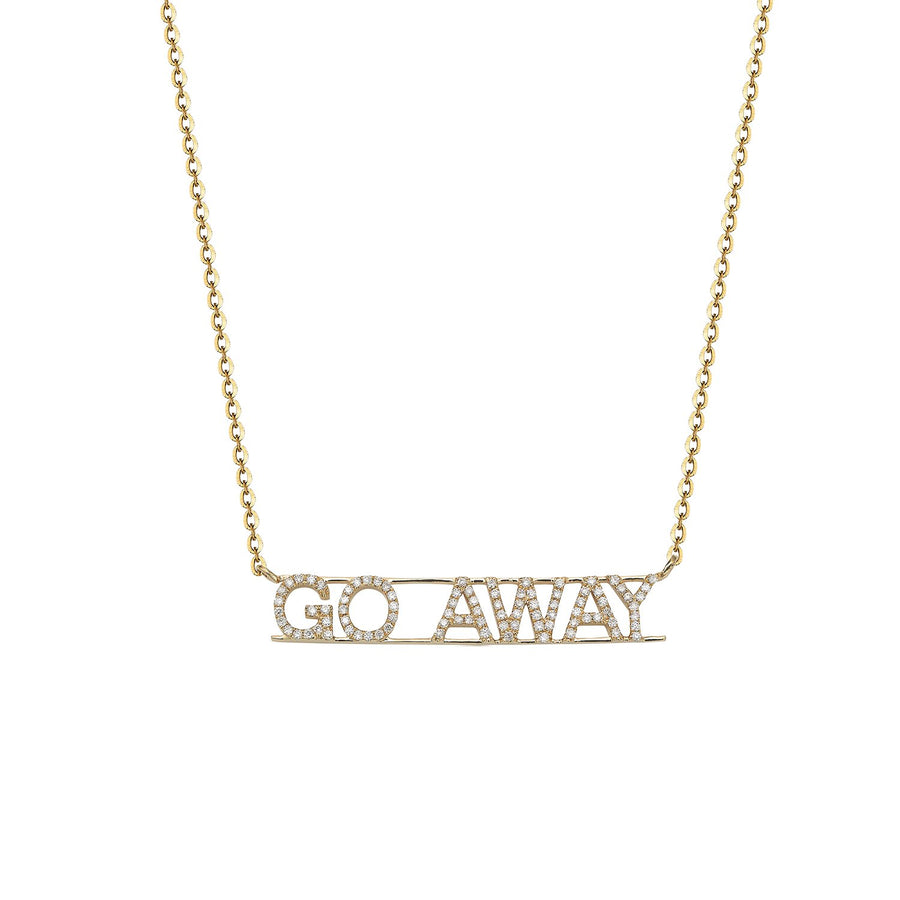 Go Away Diamond Necklace