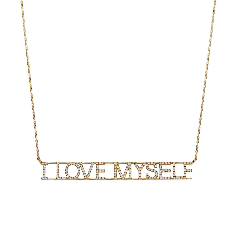 I Love Myself Diamond Necklace