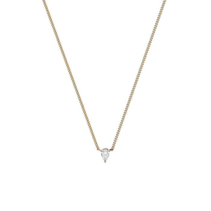 No.30 Pear Diamond Necklace