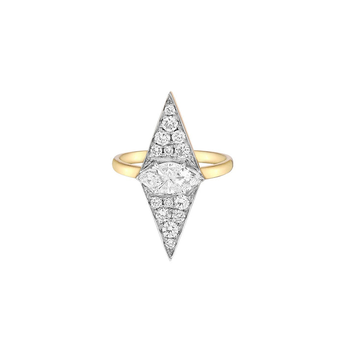 Puzzle Marquise Diamond Ring