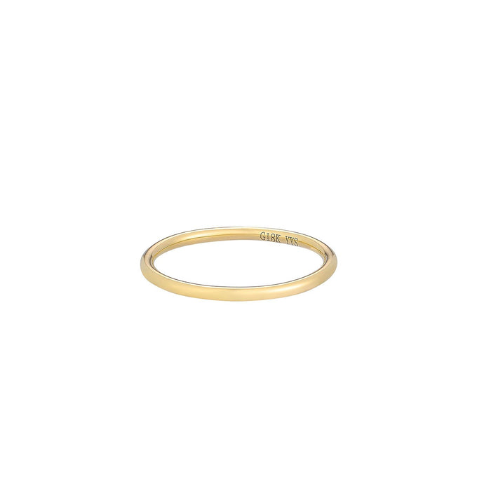 Skinny Classic 18 Karat Gold Ring