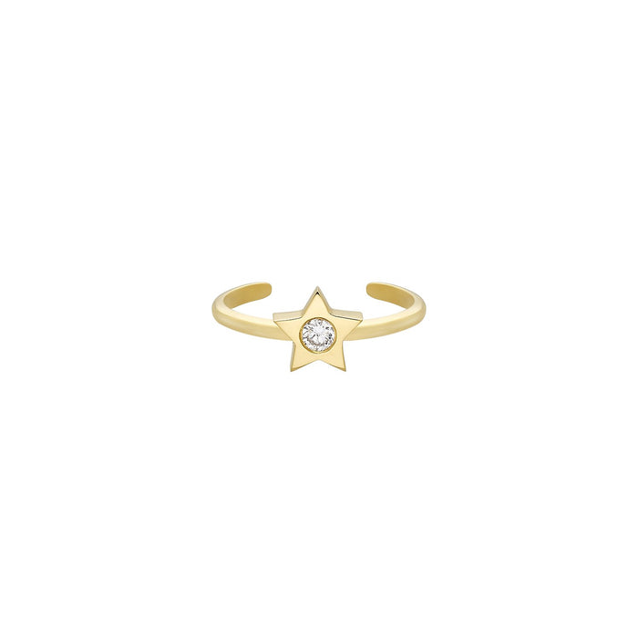 Diamond Star Toe Ring ( 2 Colors )