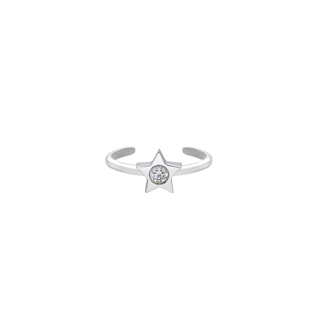 Diamond Star Toe Ring ( 2 Colors )