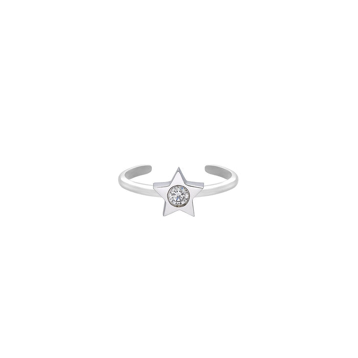 Diamond Star Toe Ring