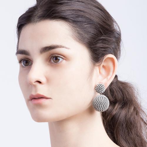 Sammi  Earrings - Antique Silver