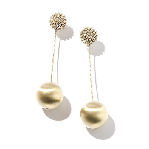 Diana  Earrings - Gold Brass