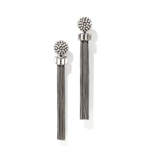 Donna  Earrings - Antique Silver