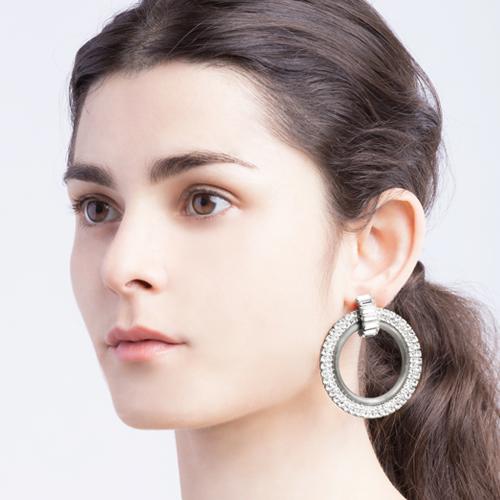 Ali  Earrings in Antique Silver