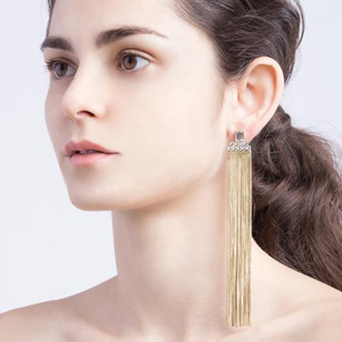 Faye Earrings - Gold Brass