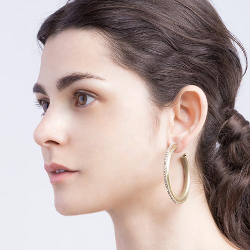 Joni Earrings - Gold Brass