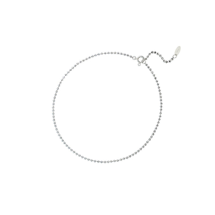 FINE SQUARE BEADS ANKLET