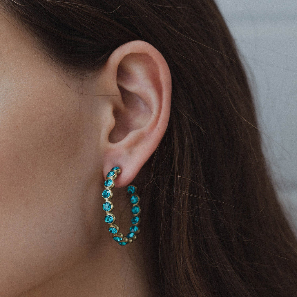Megara Earrings - Blue