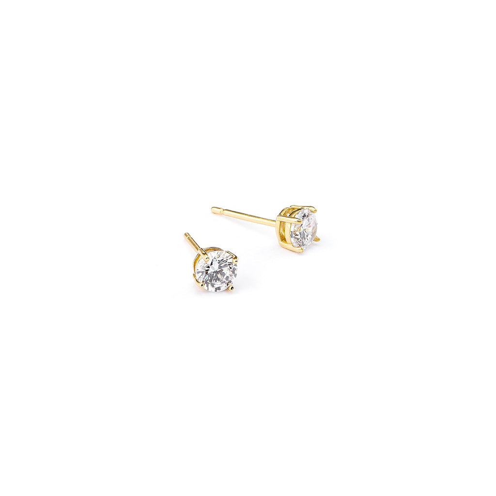 Mens Hip Hop Ear Stud Men Diamond Earrings With Bling Cubic Zirconia Gold  Plated Gemstones From Medofu_eletronics, $3.85 | DHgate.Com