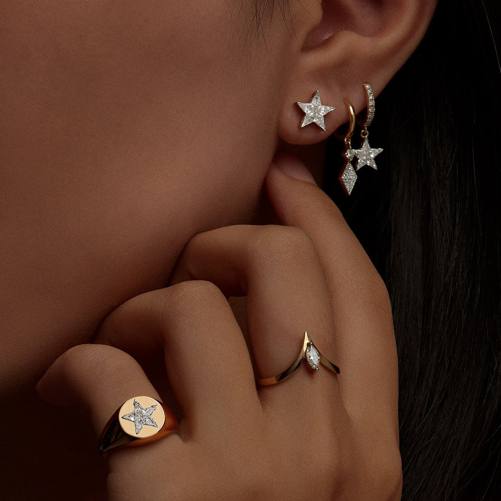 Starlet Diamond Single Earring