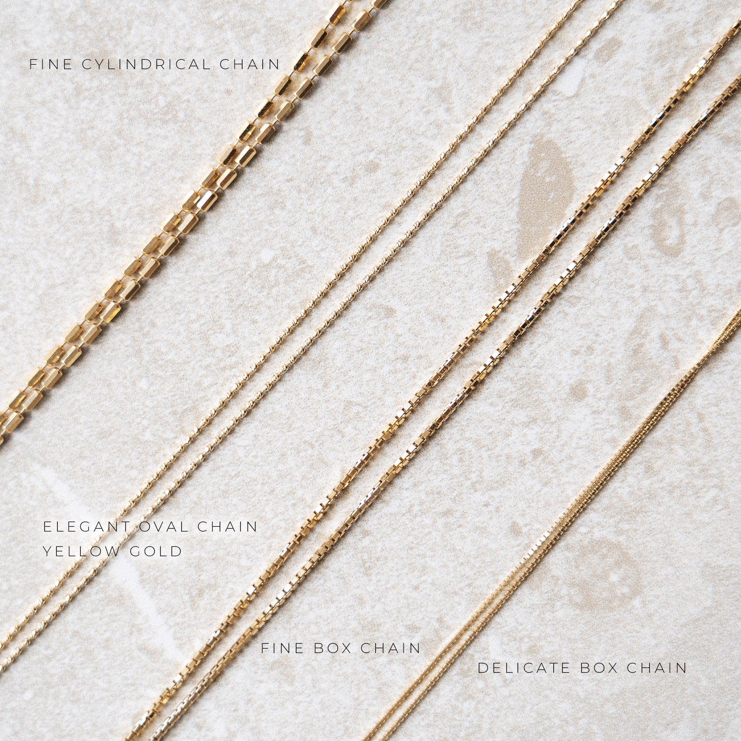 Delicate Box Chain – YUN YUN SUN